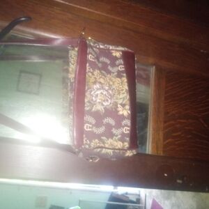 Floral Burgundy Women's Bag